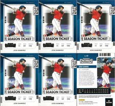 2021 Panini Contenders JOSE RAMIREZ - Lot of 6 Cards #43 Base Indians/Guardians