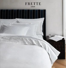 Frette 1860 Anna 400TC Luxury Queen Fitted Sheet Sateen Cotton 15" DEEP POCKET