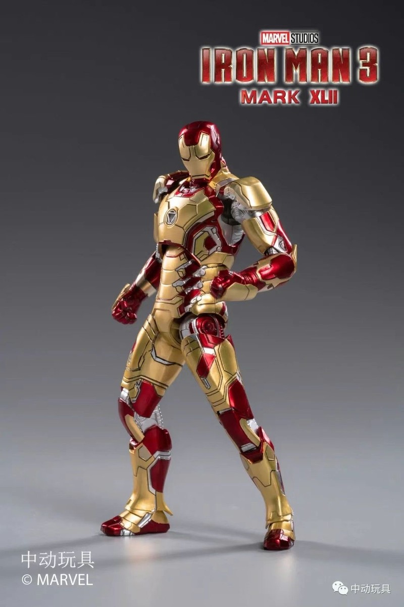 ZD Toys Marvel Avengers 1/10 Iron Man MK42 Action Figure Set UK