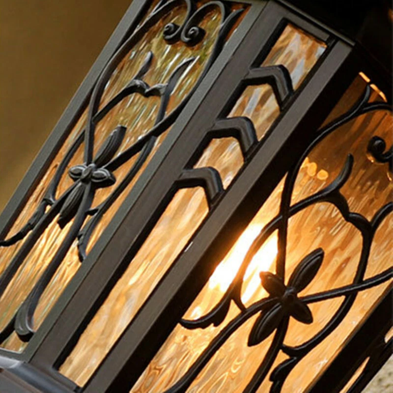 Balcony Wall Lamp Outdoor Retro Wall Light Garden Wall Sconce Home Wall Lighting - Image 3 of 4