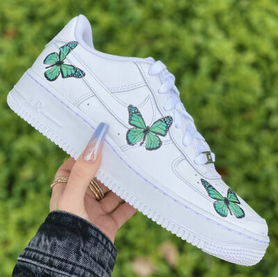 nike custom butterfly shoes