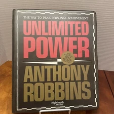 1986 Anthony Robbins Unlimited Power 6-Cassette Tape Program