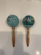 Vintage paiR of New Orleans Maracas