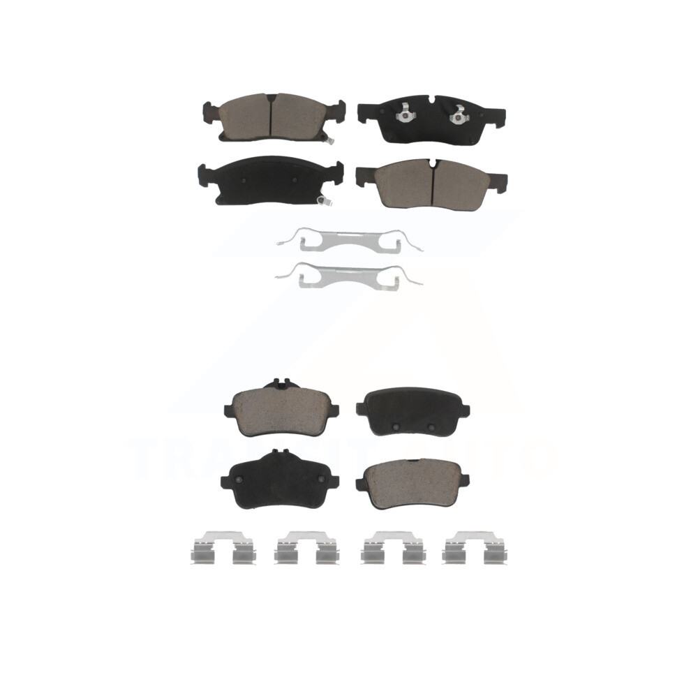 Front Rear Ceramic Brake Pads Kit For MercedesBenz ML350 GLE350 GLS450
