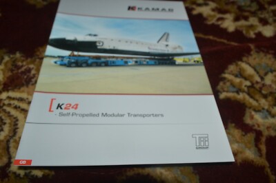 Kamag K24 Self Propelled Modular Transporters Space Shuttle Brochure FCCA