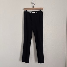 Vince Women's Size Small Black Bobbi High Rise Stitch-Seam Ponte Pant