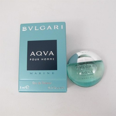 AQVA Pour Homme MARINE by Bvlgari 5 ml/0.17 oz Eau de Toilette