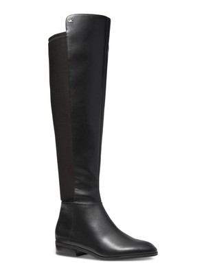 MICHAEL MICHAEL KORS Womens Black Bromley Almond Block Heel Riding Boot 5.5 M