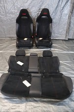 2012 Subaru Wrx Sti Sedan Ej257 Oem Black Leather Suede Front N Rear Seats 2711 2012 Subaru Wrx Sti Sedan Ej257 Oem Black Leather Suede Front N Rear Seats 2711