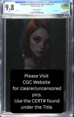 METAL - '26 Fantasy of Cosplay Kim VIRGIN Full Chase Variant LE 10 Comic CGC 9.8