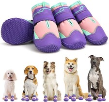 Dog Shoes Anti-Slip Boots  Paw Protectors for Hot Pavement 4 Pcs for 3-10 lbs