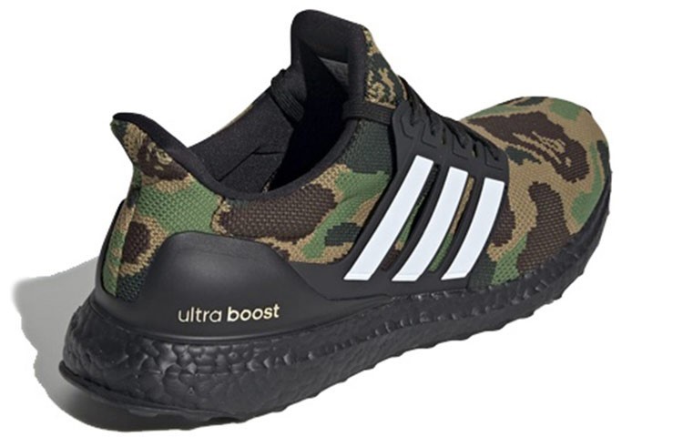 Size A Bathing Ape x Adidas UltraBoost Green Camo for sale