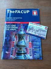 2003 FA Cup Semi Final - Southampton v Watford - programme & Ticket * Free P&P *