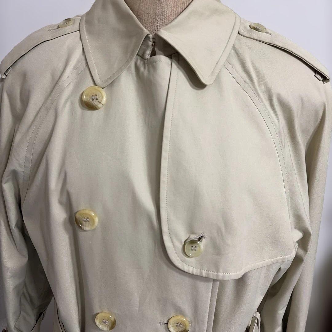 Burberry  BURBERRY  Condition Beige Double Breasted Trench Coat (with Liner) thumbnail 9