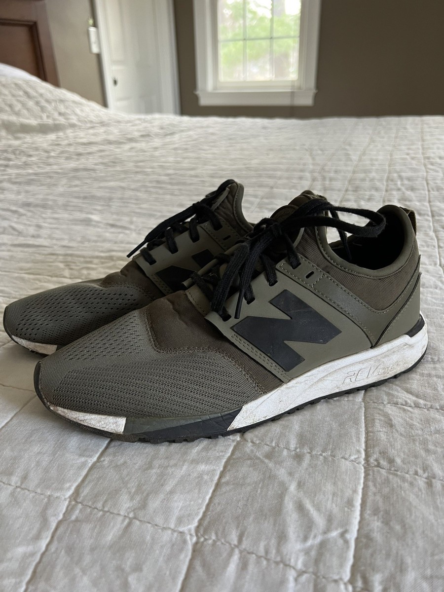 leather sneaker new balance revlite 247 gris