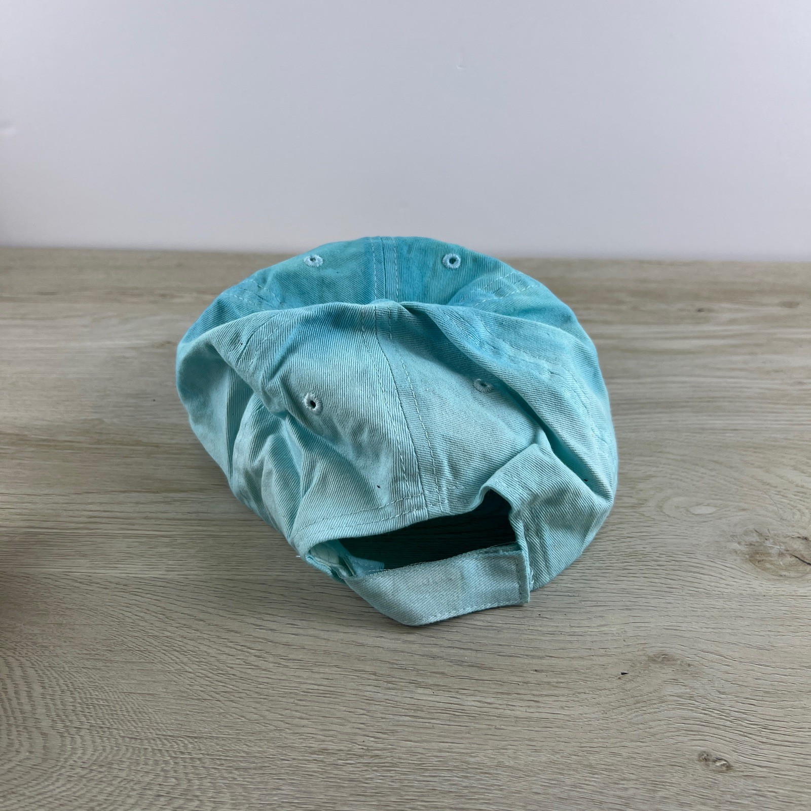 Plain Solid Blue Hat Blue Hat Adjustable Adult Si… - image 7