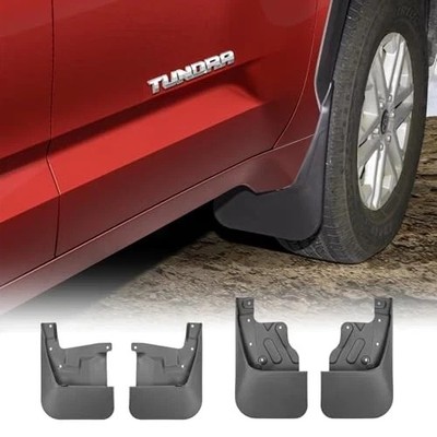 4 Pack Truck Mud Flaps Suitable for Toyota Tundra 2022 26 with Splash Guards Fro