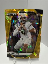 2025 Panini Prizm Draft Picks - D.J. Uiagalelei #34 Gold Ice Prizm (RC)