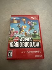 New Super Mario Bros. Wii (Nintendo Wii, 2009) CiB TESTED AND WORKING Clean
