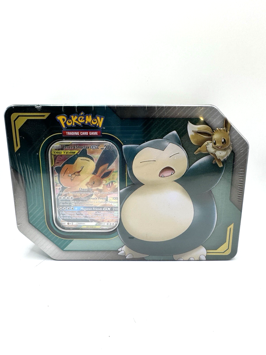Pokémon 2019 Collector's Tin - Tag Team Eevee & Snorlax GX