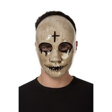 The Purge Cross Doll Horror Costume Mask