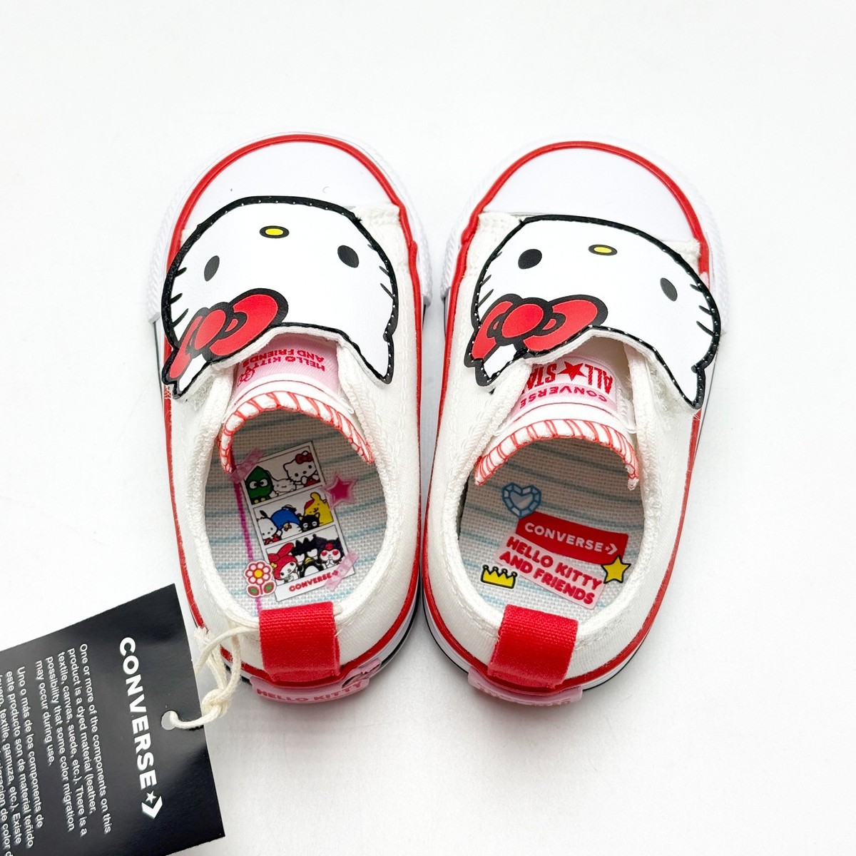 NEW* Infant Chuck Taylor All Star X Hello Kitty Easy On Strap