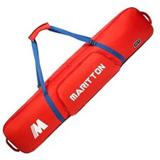 Padded Snowboard Bag- Perfect for Air Plane Travel for Snowboard, 165CM RED