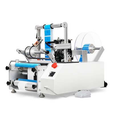 Semi-automatic Round Bottle Labeling Machine | ZONESUN ZS-TB190 