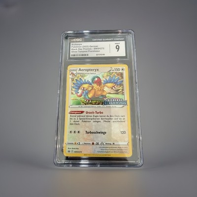 Pokémon TCG Aeropteryx/Archeops SWSH272 Silb. Sturmwinde Promo DE CGC 9 - no PSA
