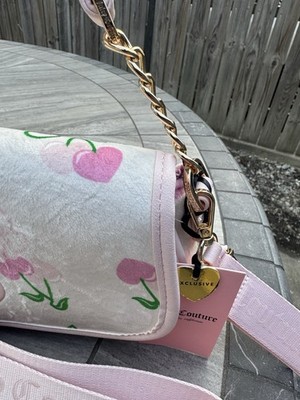 Juicy Couture Retro Cherry Shoulder Bag Retro Baby Pink NWT Cherry