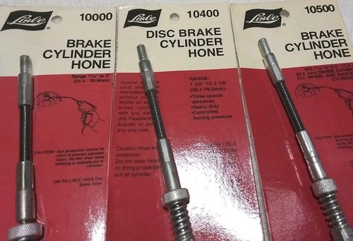 5PC LISLE DISC BRAKE CYLINDER HONE SET WITH REPLACEMENT STONES USA ๐บ๐ธ - Foto 2 di 11