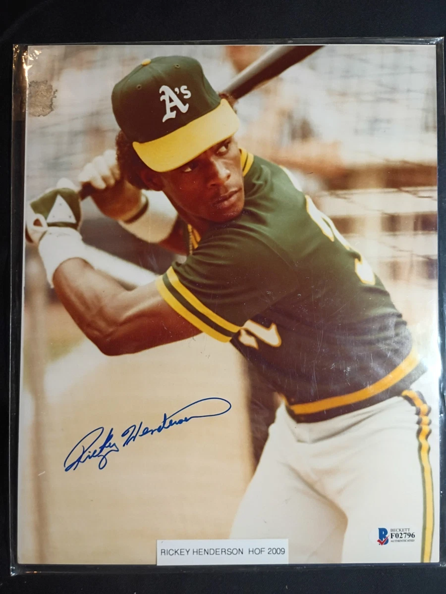 Rickey Henderson MLB Original Autographed Photos for sale | eBay