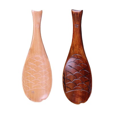 Buntes Fisch Design Holz Reis Paddel Set für den privaten und professionellen Gebrauch