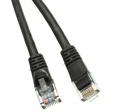 CableWholesale 10X6-02207Catse Black Copper EthernetCable