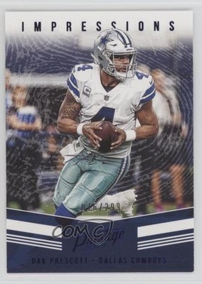 2019 Panini Prestige Impressions Xtra Points Blue /299 Dak Prescott #IP-DAK xu4
