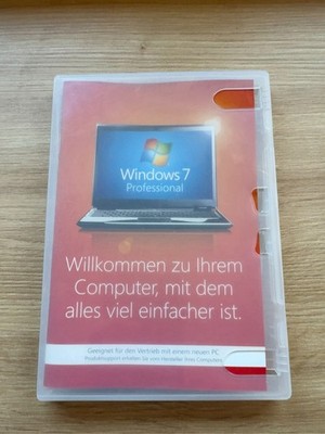 Microsoft Windows 7 Professional OEM DVD inkl. Hülle   Original   Deutsch
