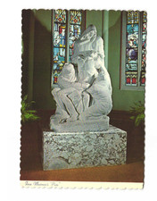 Ivan MESTROVIC s PIETA, Sculpture of crucified Christ in mother s arms Postcard 