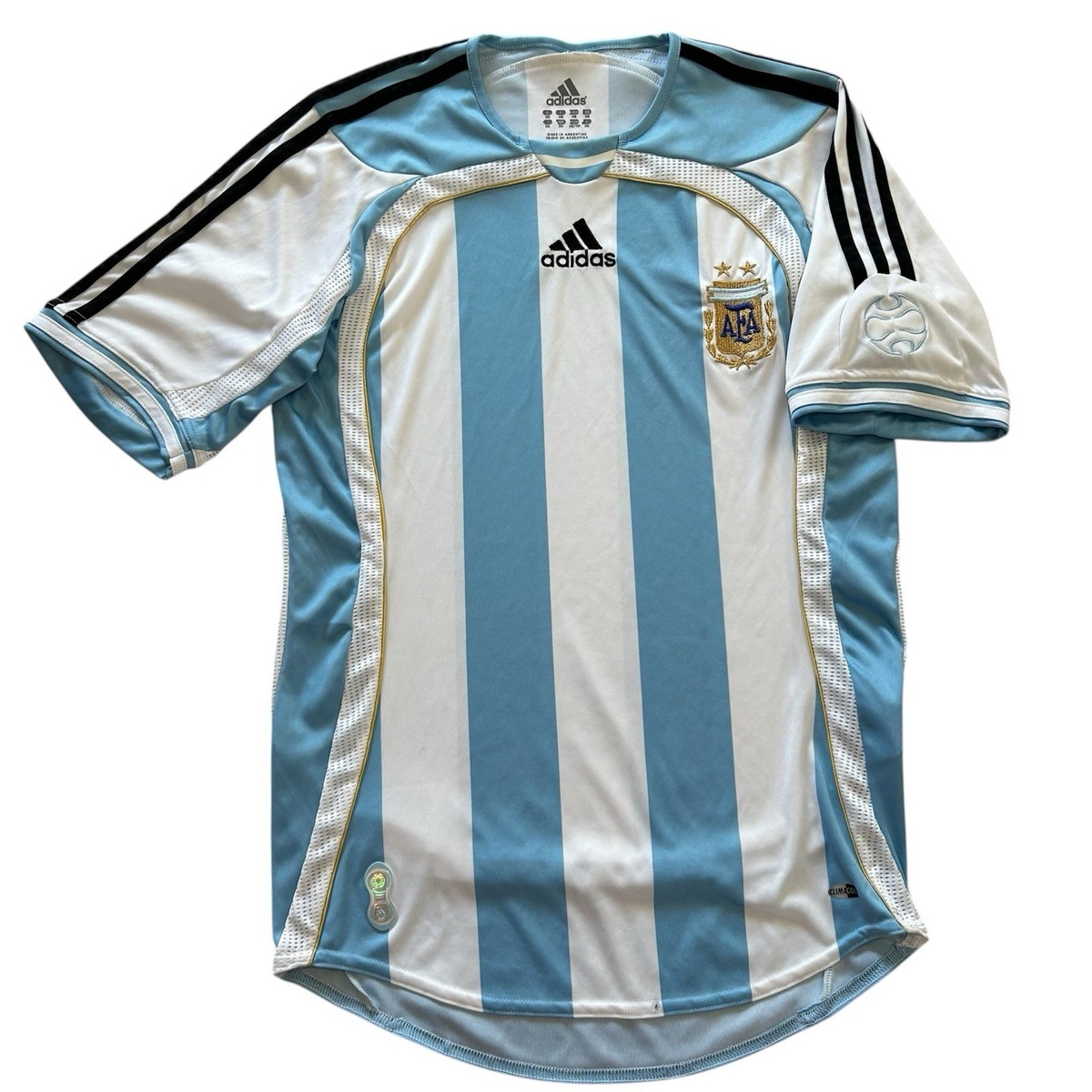 Adidas Argentina 2006 World Cup Home Jersey Vintage ClimaCool