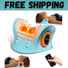 Hugterra Neck Massager 2025, Neck and Shoulder Relaxer with Heat, 3 Modes, Porta