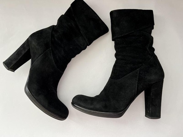 Women Simona Barbieri Boots Black Suede 39
