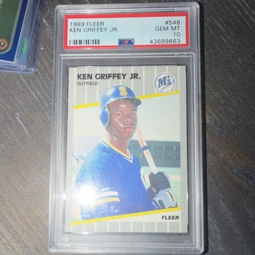 1989 Fleer Ken Griffey Jr. #548 PSA 10 GEM MT Rookie Seattle Mariners RC
