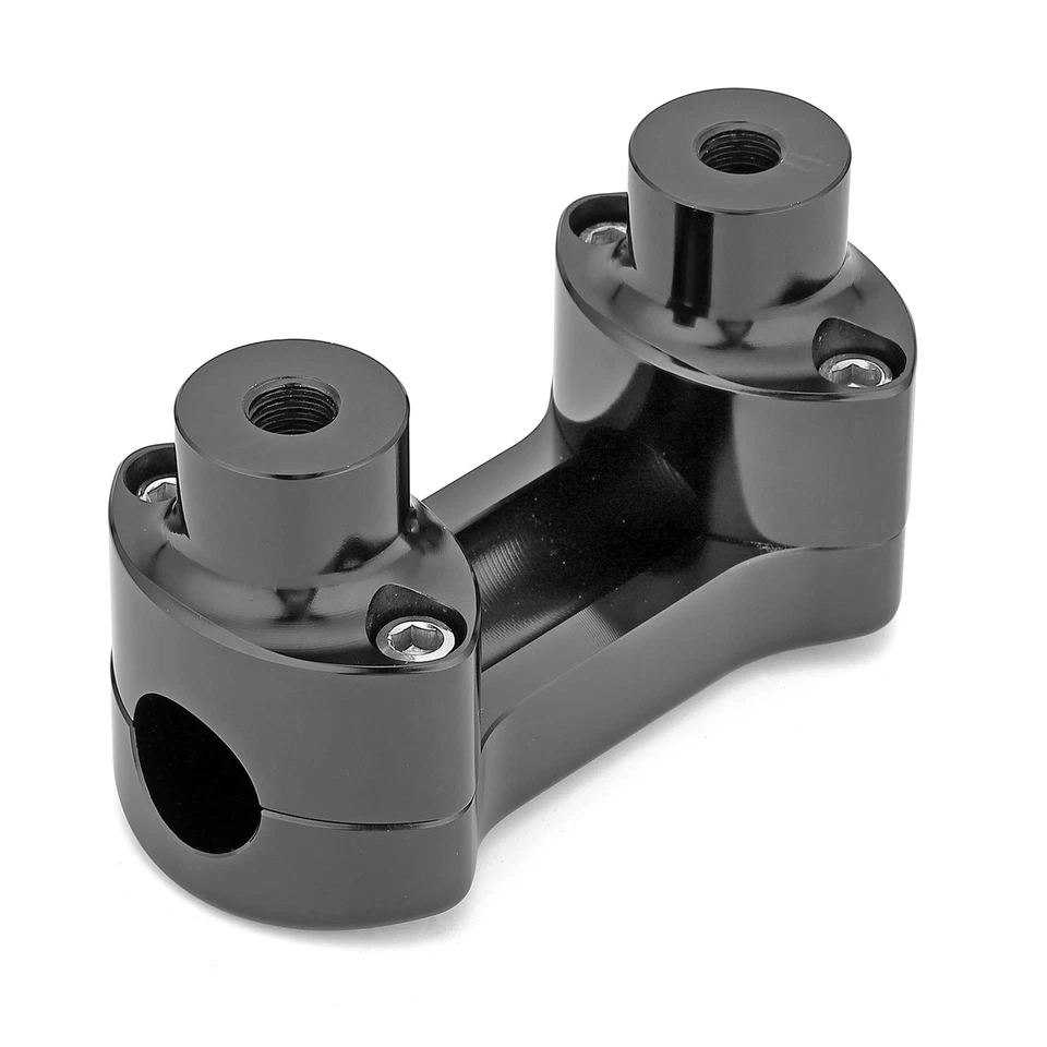 2" Height Black Handlebar Riser Clamp For Harley Sportster Iron 1200 883 48 72 - Image 4 of 4