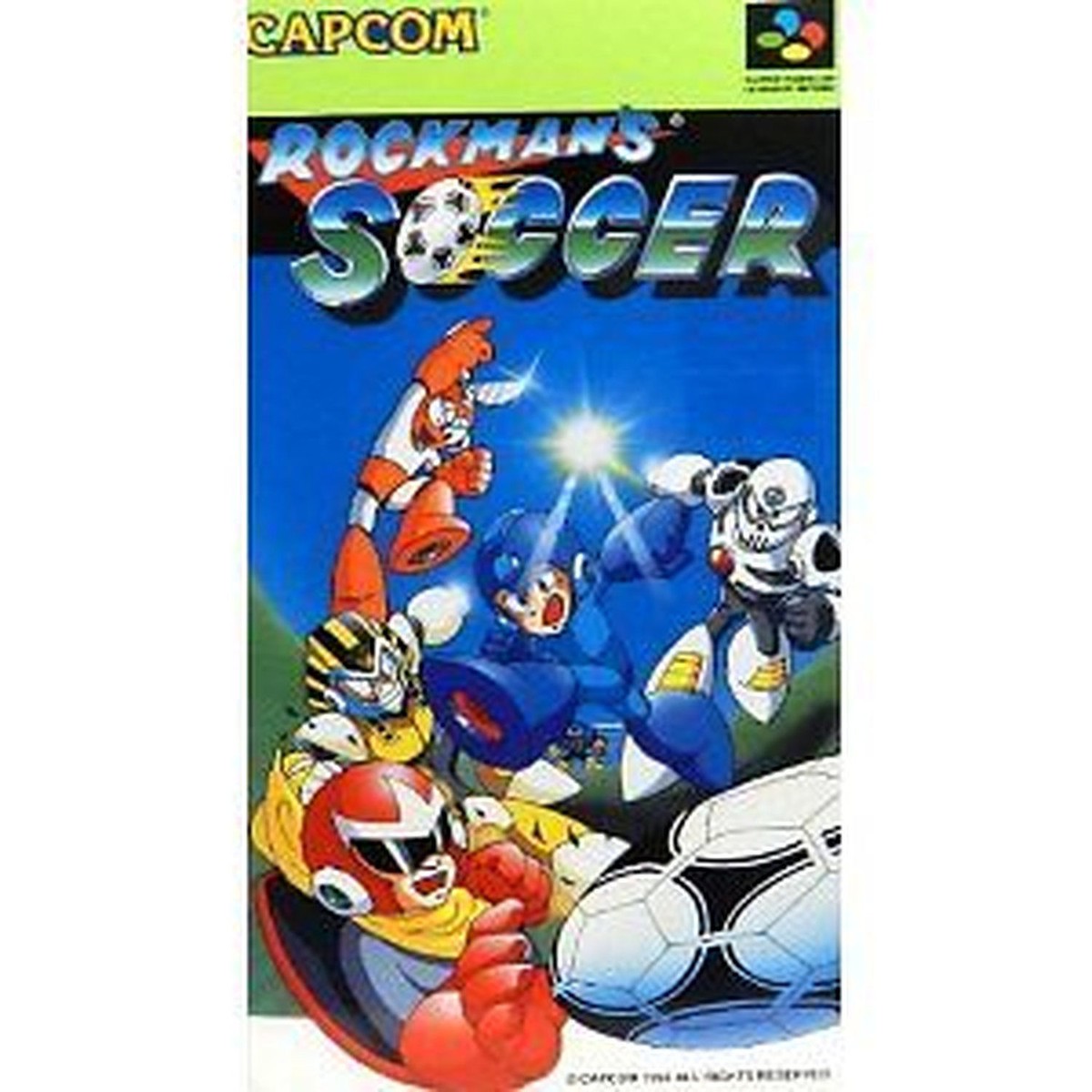 ROCKMAN Mega man SNES Super famicom SFC JAPAN Rockman's Soccer | eBay