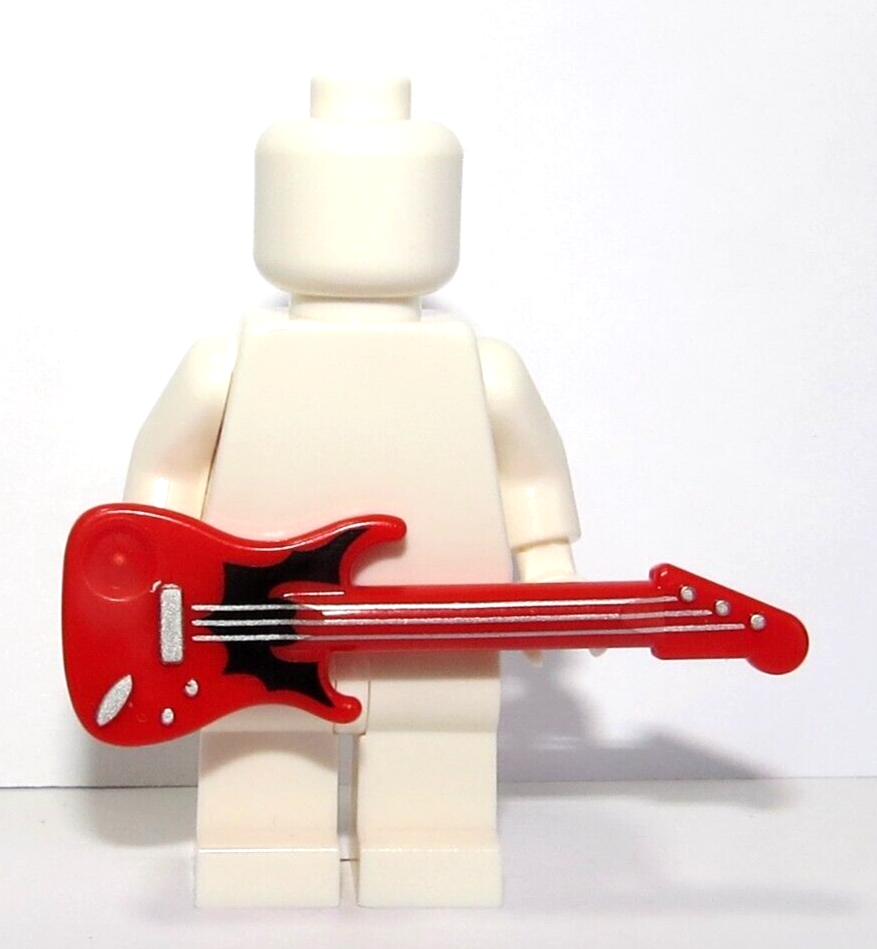 LEGO Red Electric Guitar Rock Band Music Minifigure Not Included eBay