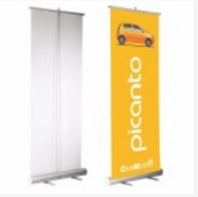33"x78" Adjustable Height Retractable Roll up Banner Stand | eBay
