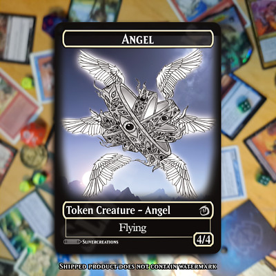 Biblically Accurate Angel [SliverCreations 4/4 Token Creature Trading Card] NEW