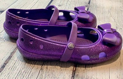 purple sparkle shoes