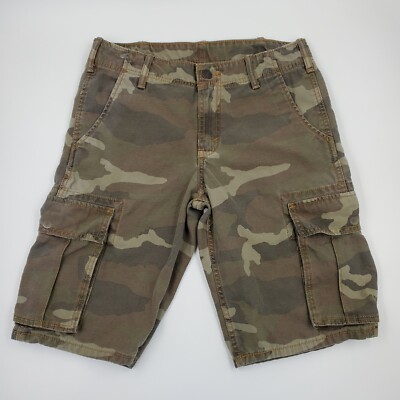 Levi s Boys Cargo Shorts Size 16 Regular Camouflage Shorts 30Wx11L