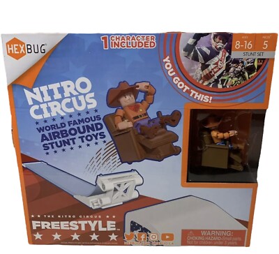 Nitro Circus Playset Action Figure Stunt Freestyle Toy Set New
