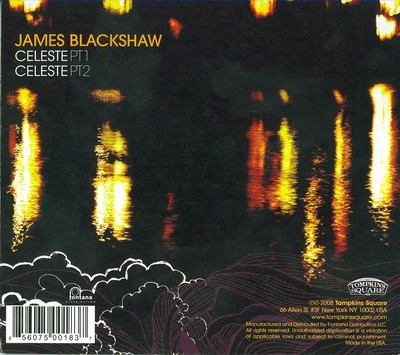 JAMES BLACKSHAW - CELESTE [DIGIPAK] NEW CD